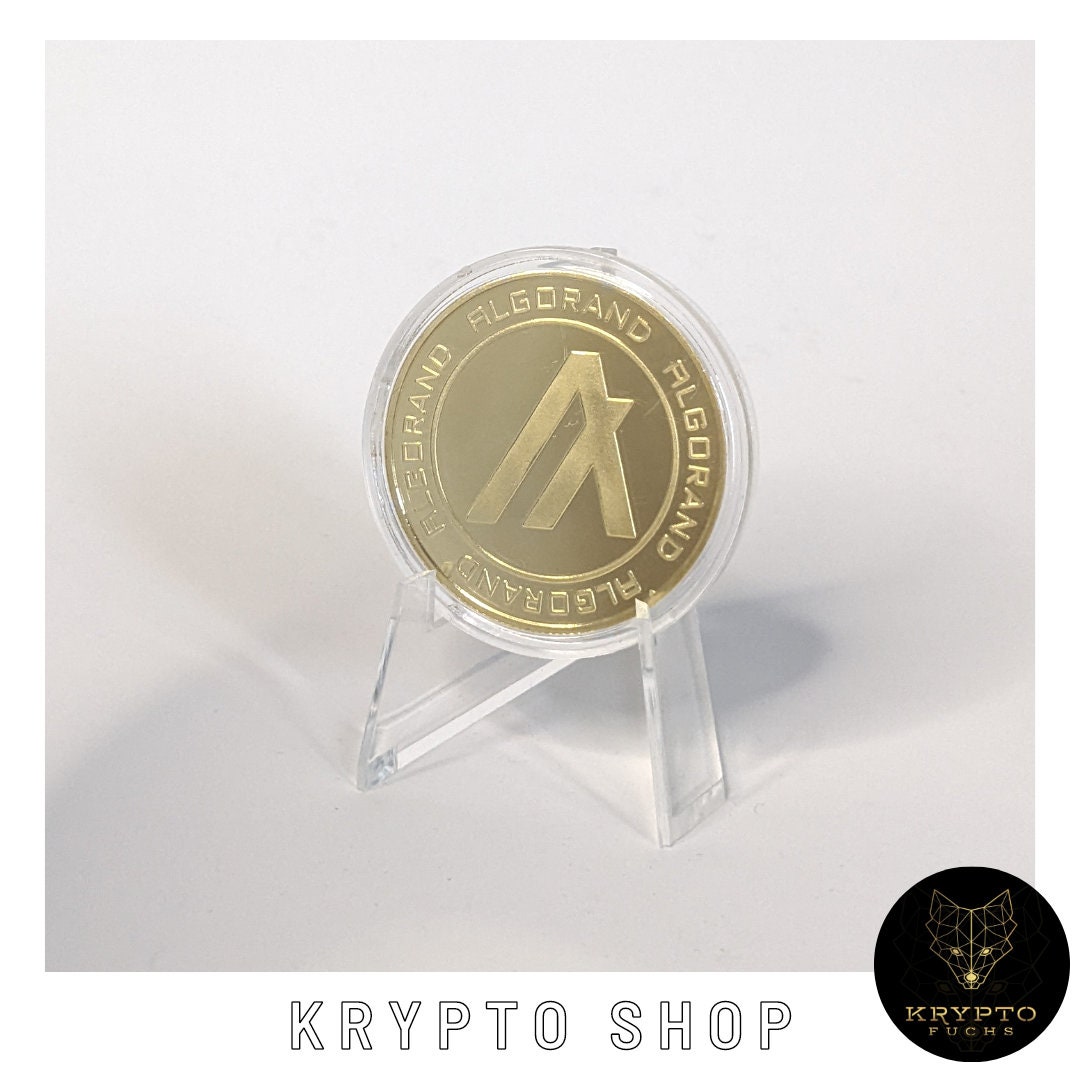 Algorand Algo Gold Krypto Coin Sammelmünze | sammelbare Kryptomünze mit  Display und als Luxusgeschenk | Physical Crypto Coin | HODL - Etsy.de