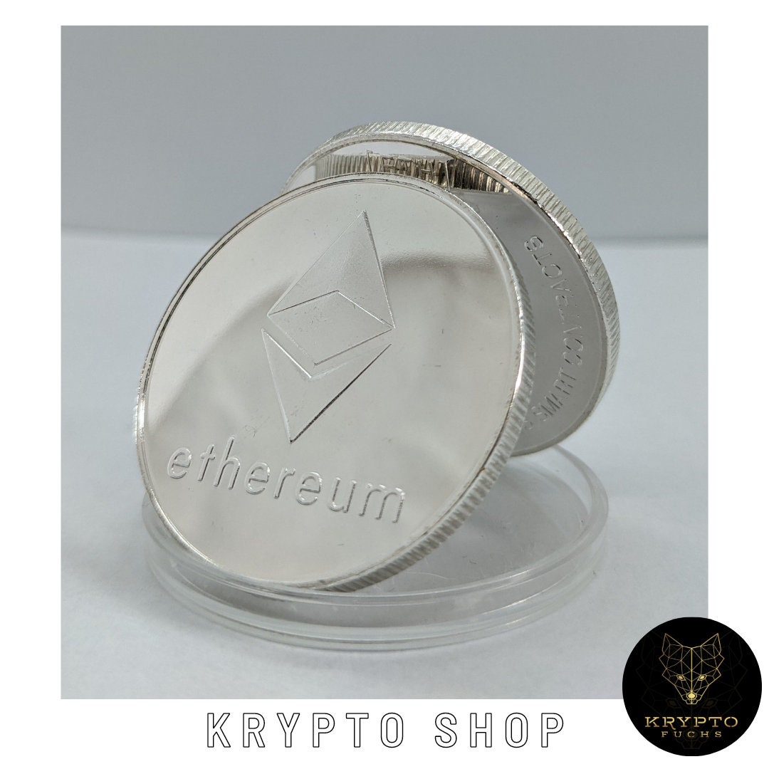 Ethereum Kryptomünze ETH Gold Krypto Coin Sammelmünze mit Display und als  Luxusgeschenk - Etsy.de
