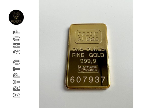 Credit Suisse Gold Bar Replica – Premium Quality - Etsy