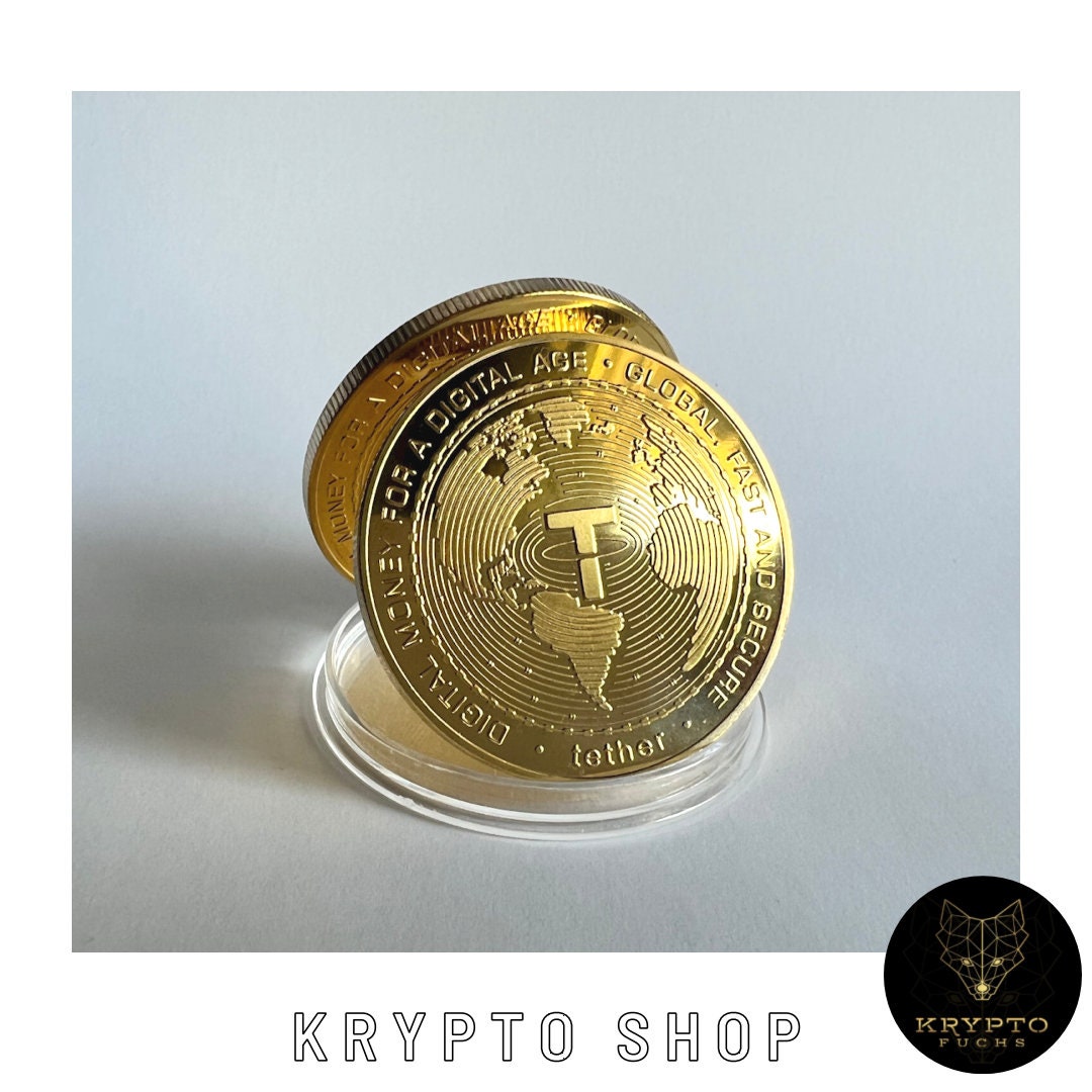 Tether Crypto Coin USDT 2022 Edition Crypto Pièce de collection | pièce de  collection avec présentoir et cadeau de luxe | Pièce cryptographique  physique - Etsy France