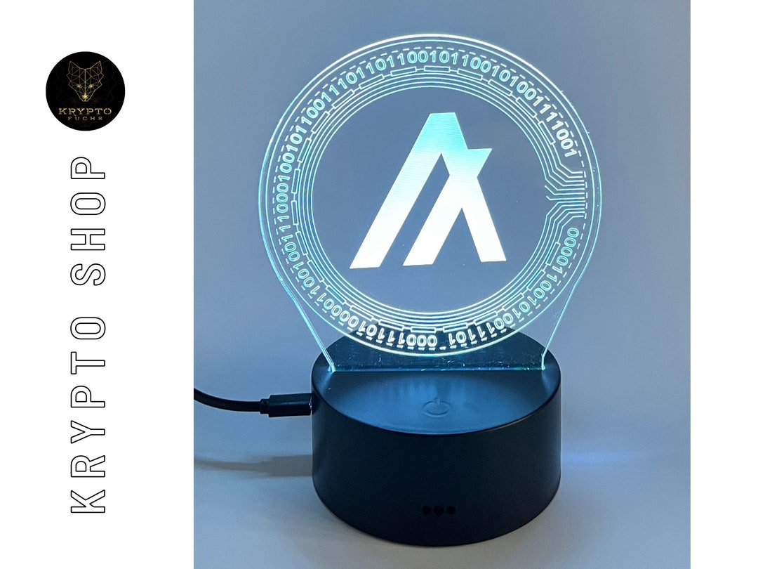 Algorand Algo Lampe 3D LED Krypto 11 Farben Visual Nachtlicht mit  Fernbedienung - Etsy Österreich