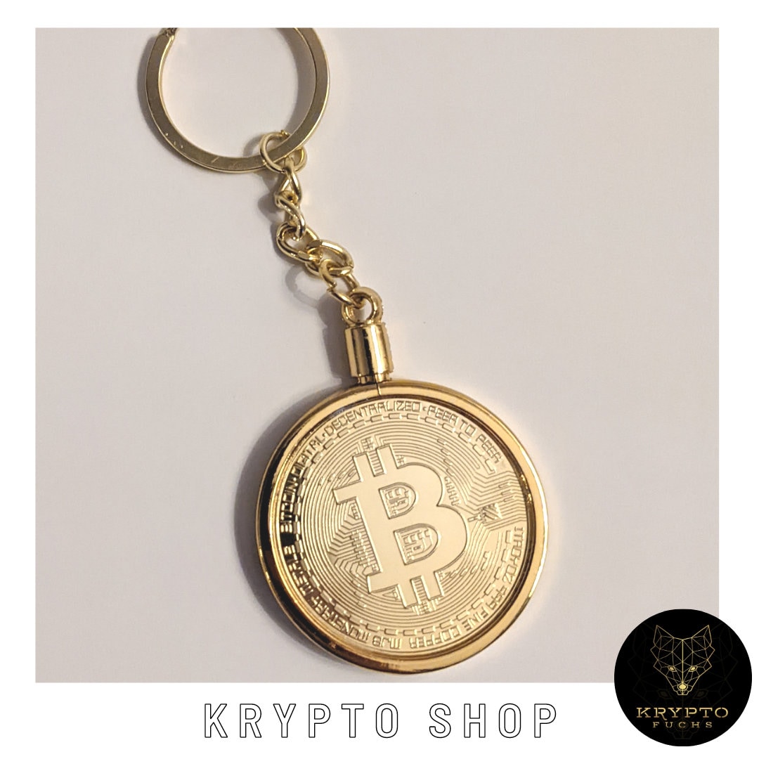 Crypto keychain - Etsy France