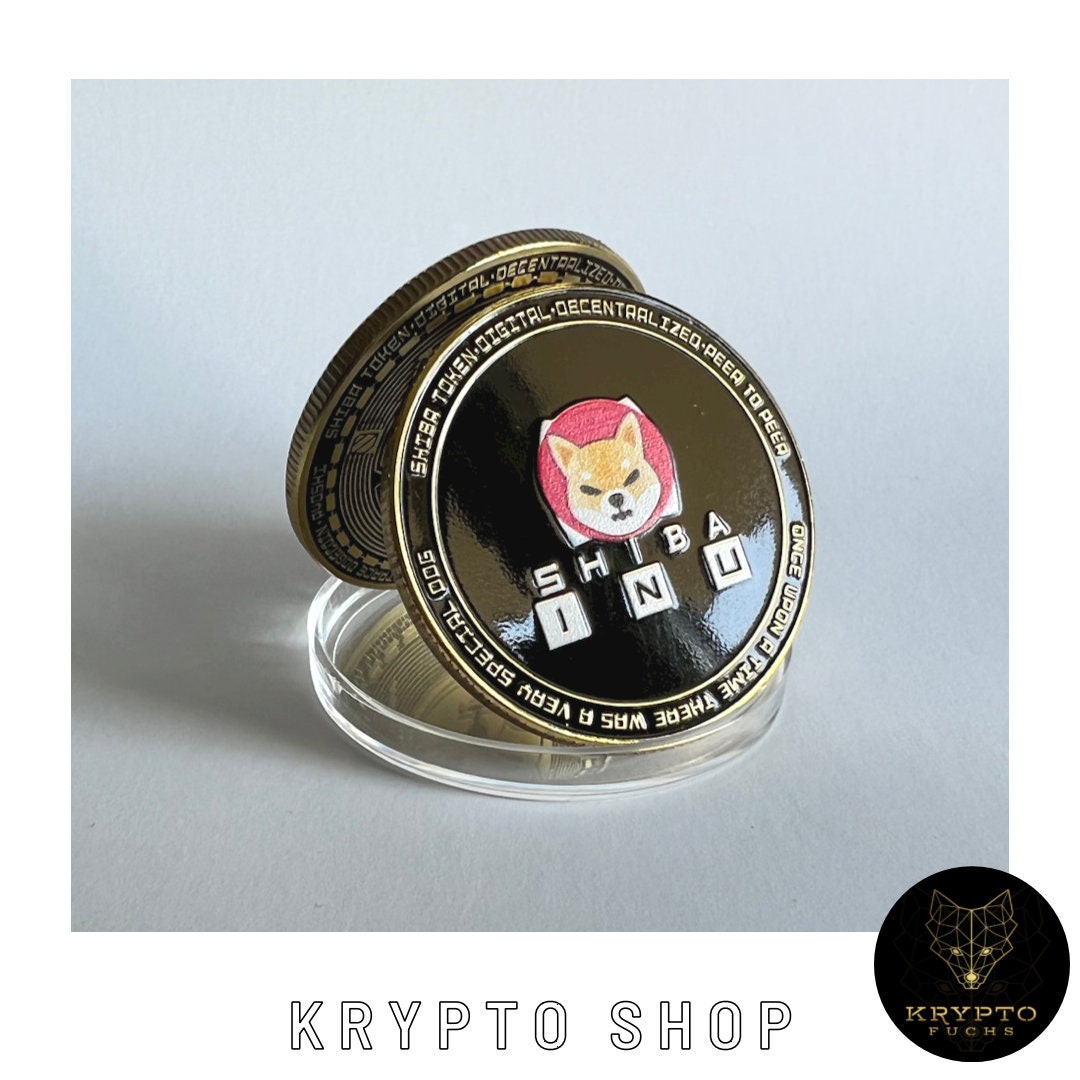Shiba Inu Crypto Coin Shib 2022 Edition Gold Crypto Coin Pièce de  collection avec affichage et comme cadeau de luxe - Etsy France
