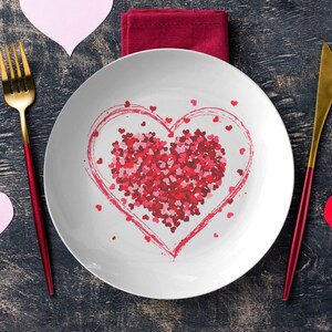 Heart dinner plates online