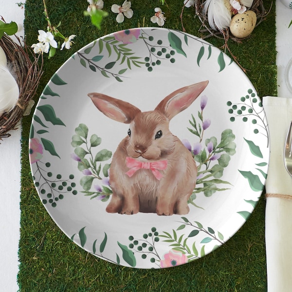 Rabbit Plate Etsy