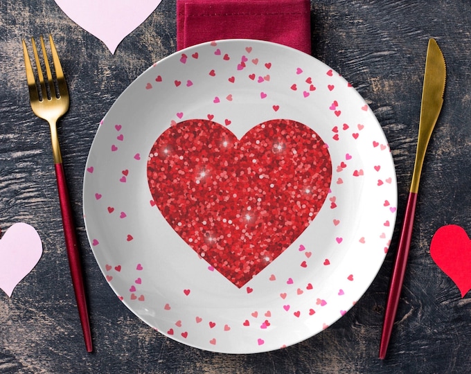 Valentines dinnerware 