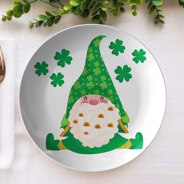 Lucky Gnome Platter Etsy