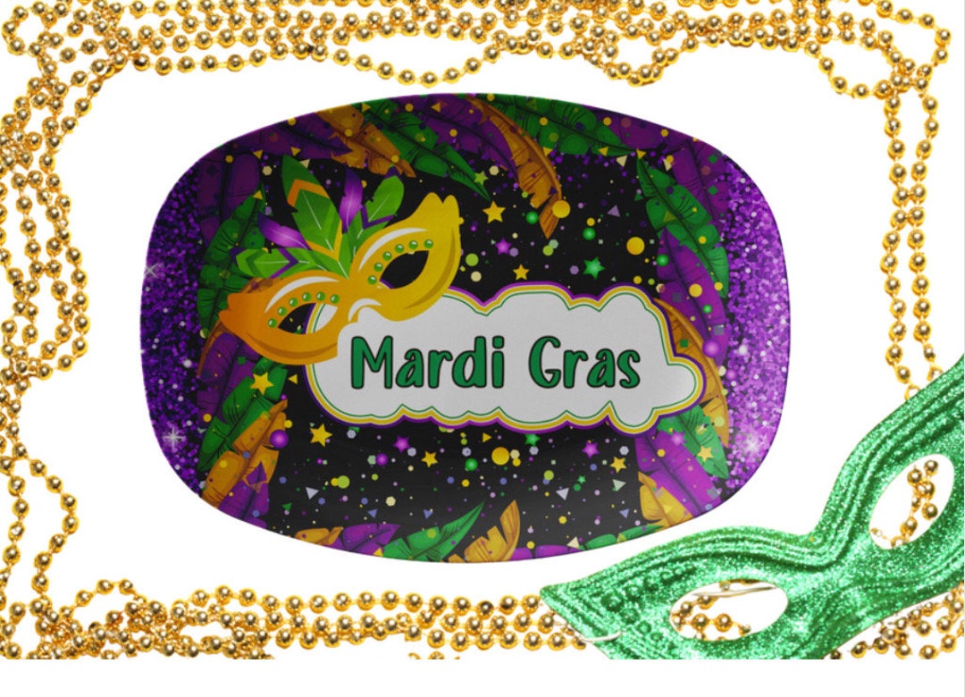 mardi gras themed dishes