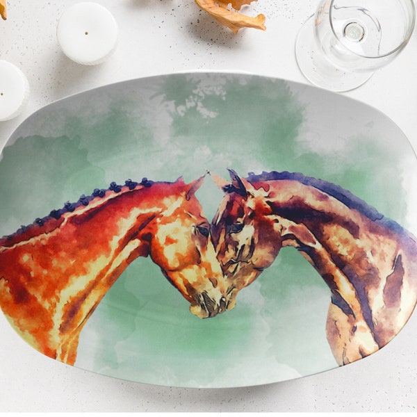 Horse Dinnerware Etsy