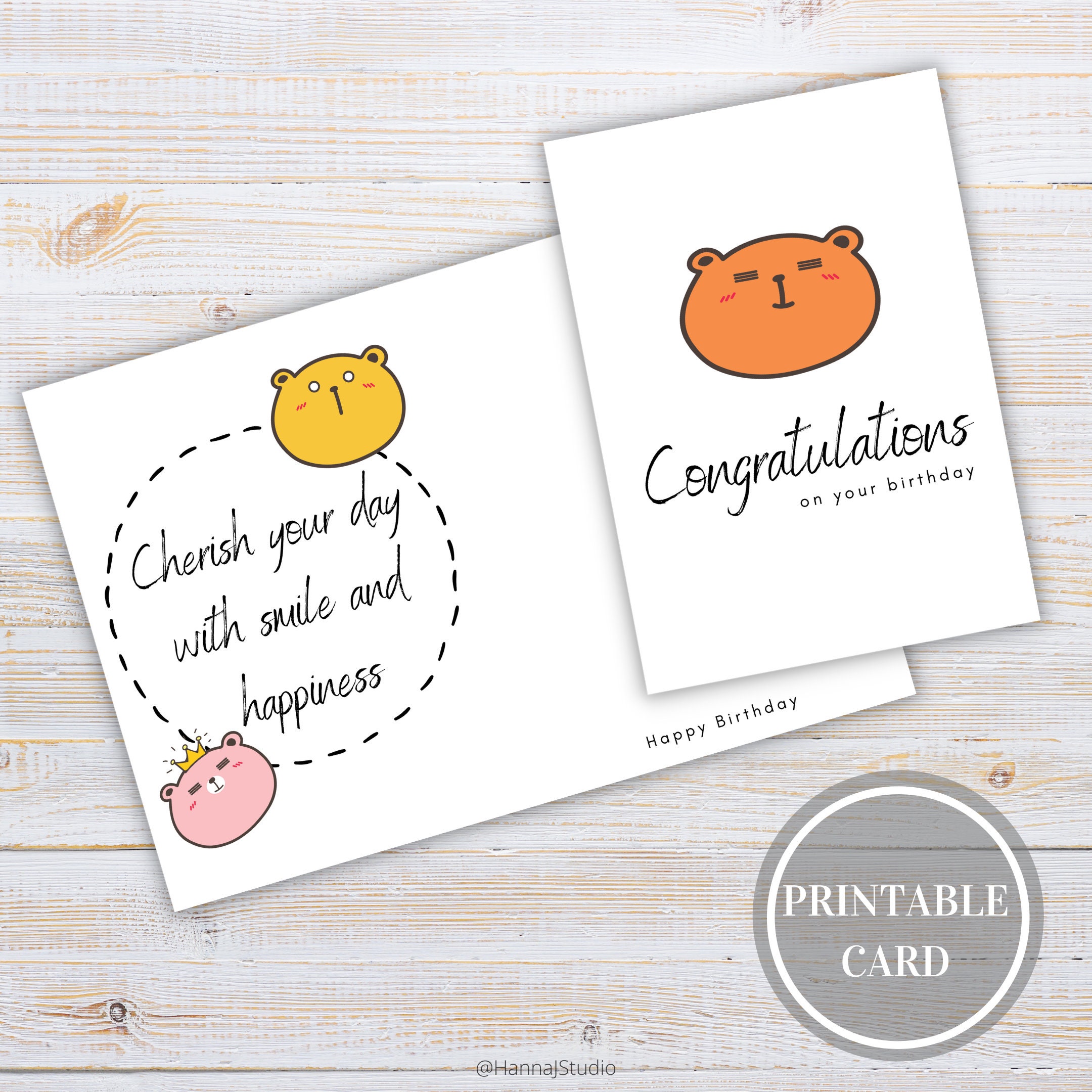 Instant download PDF Happy Birthday card template Birthday cards for kids Happy Birthday printable Card Instant download PDF Happy Birthday card template Birthday cards for kids Happy Birthday printable Card