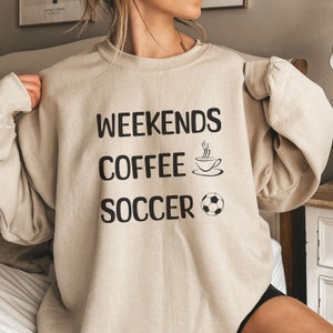 Soccer Mom Sweatshirt, Soccer Coach Hoodie, Soccer Mom Shirts, Soccer Gameday Sweatshirts