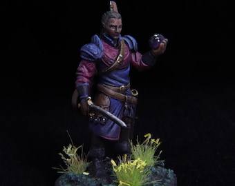 Half-Elf Bard | Hand Painted | Tabletop Miniature | Dungeons and Dragons | D&D | DnD | Pro Painted Figure | Roleplaying Game