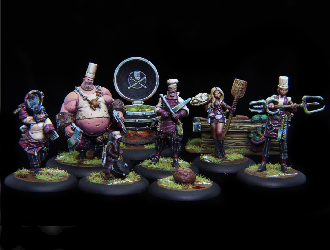 Guild Ball: Cooks - Hells Kitchen Team | Hand Painted | Collectable ...
