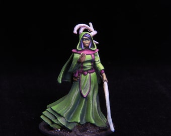 Enchantress | Hand Painted | Dungeons and Dragons | D&D | DnD | Tabletop Miniature | Roleplaying Game