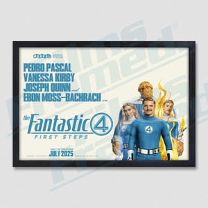 THE FANTASTIC FOUR: First Steps (2025) posters, two versions, 11”x17”, 16”x20”, 18”x24”, 24”x36”, Mister Fantastic, print only