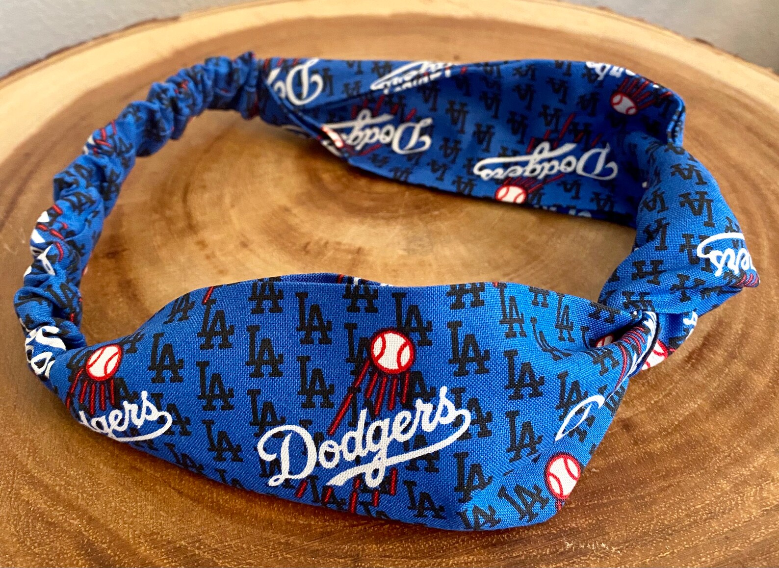 LA Dodgers Headband Etsy