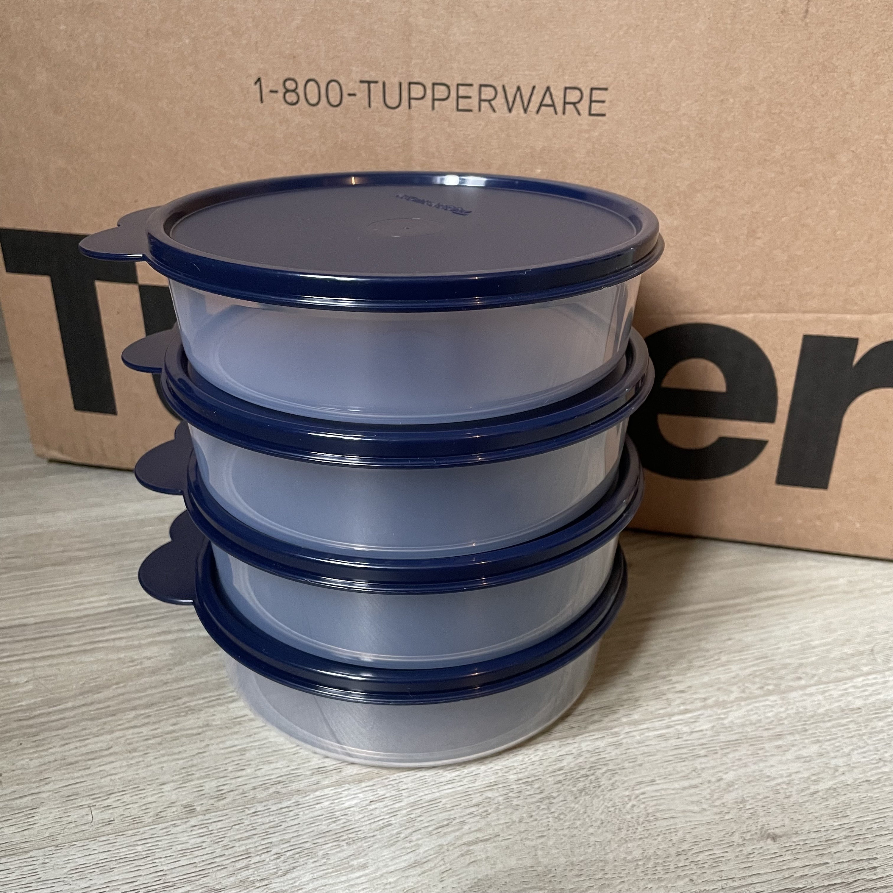 Tupperware Big Wonders Bowls & Seals Set of 2 pink with white seal 500 ml 2  cup