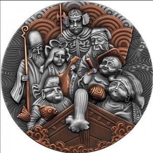 Silver coin, collection, 2000 CFA francs