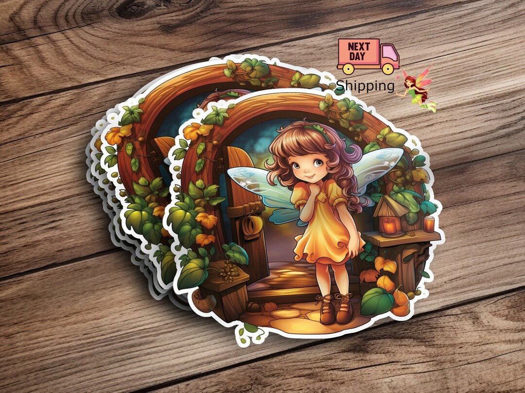 Fairy Door Fairy Decal Decal for Playroom Fairy Gifted - Etsy
