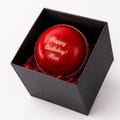 Personalised Cricket Ball Gift for Dad | Engraved Leather Cricket Ball | Unique Cricket Gift for Him | Father’s Day Gift | Birthday Present