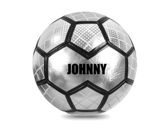 Ballon de Football Personnalisé - Argent Taille 3