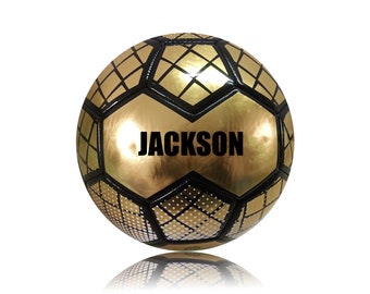 Personalised Football Ball - Gold Size 3