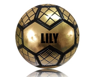 Personalisierter Fußballball - Gold Größe 4