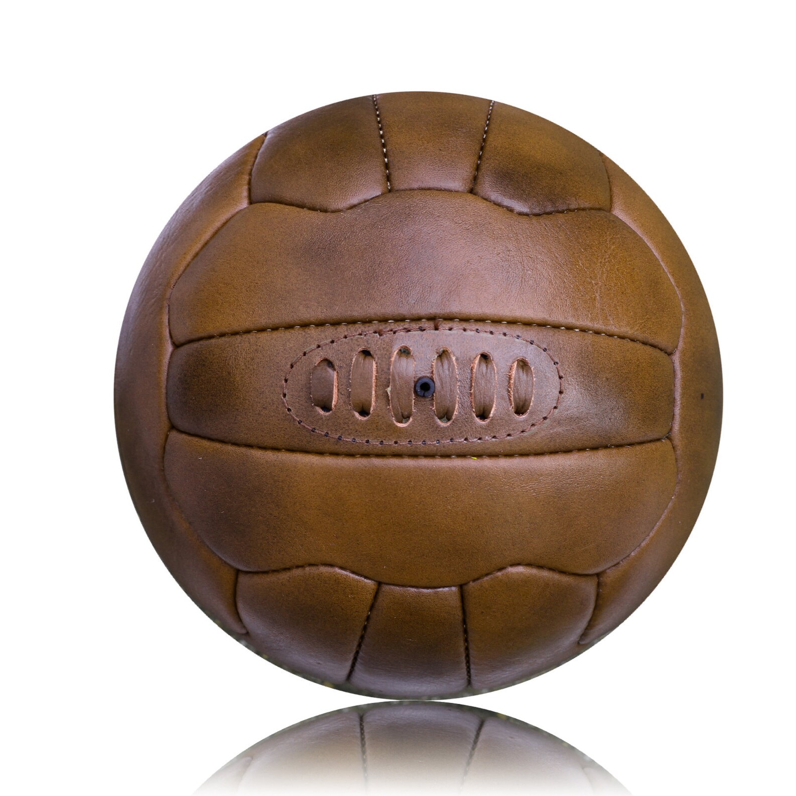 Vintage Leather Classic Traditional Soccer Ball Lace up LOW Etsy UK