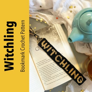 Witchling Bookmark Pattern - SJM Bookmark Pattern - Throne of Glass - Manon Blackbeak Bookmark - Crochet Pattern - Crochet Thread Pattern