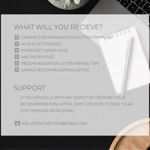 Reference For Notepad Professional Letter of Recommendation Template | Reference Letter ...