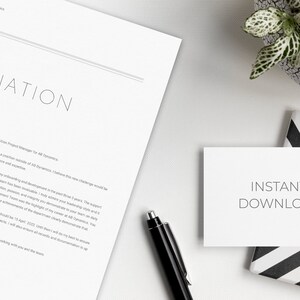 Professional Resignation Letter Template + Sample Letter & Writing Tips | Notice Letter | Microsoft Word, Google Docs and Mac Pages image 4