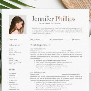 Resume Template Google Docs | Modern CV Template | Google Docs, Mac Pages, and Word | + References and Cover Letter