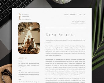 Home Offer Letter Template + Sample Letter & Writing Tips |  Letter to Seller | House Offer Letter | Home Buyer Offer Letter
