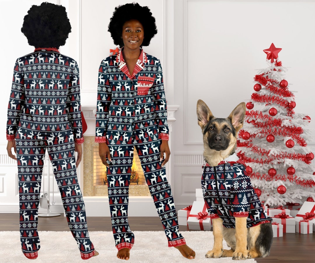 MATCHING DOG and OWNER Pajamas Matching Pet Owner Set Dog Etsy UK