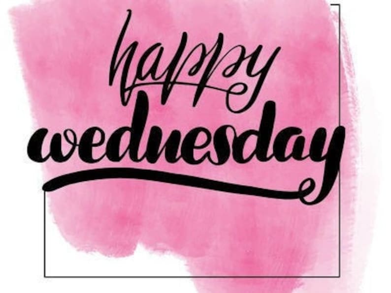 Happy Wednesday Print - Etsy