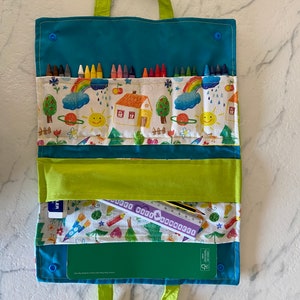 Crayon Coloring Book Carrier