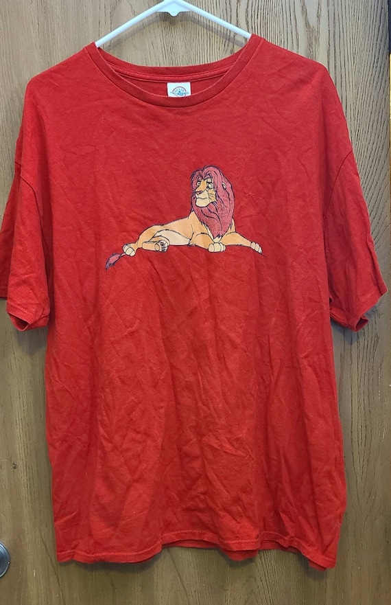Vintage Delta Pro Weight Lion king tee Shirt Adult