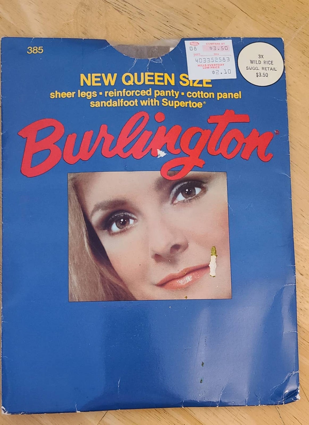 Burlington Queen Size Pantyhose Sheer Reinforced Panty Toe Etsy burlington-queen-size-pantyhose-sheer-reinforced-panty-toe-etsy