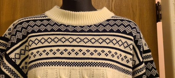 Jcpenny vintage The men's Shop Nordic ski sweater… - image 5