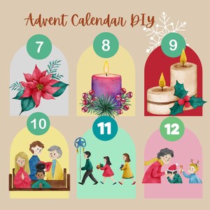 Advent Calendar for Kids - Printable - Catholic/christian Advent - Etsy