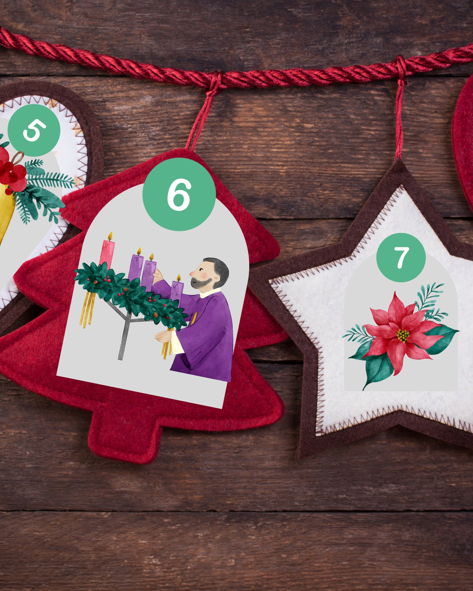 Advent Calendar DIY Printable Catholic/christian Advent - Etsy