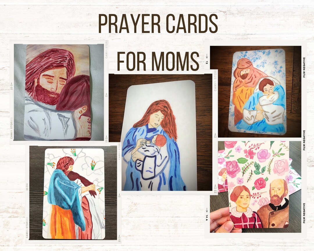 Mothers Prayer Card Bundle Catholic Holy Cards - Etsy
