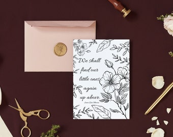 Miscarriage and Infant Loss Support Greeting Card - Catholic Miscarriage Gift