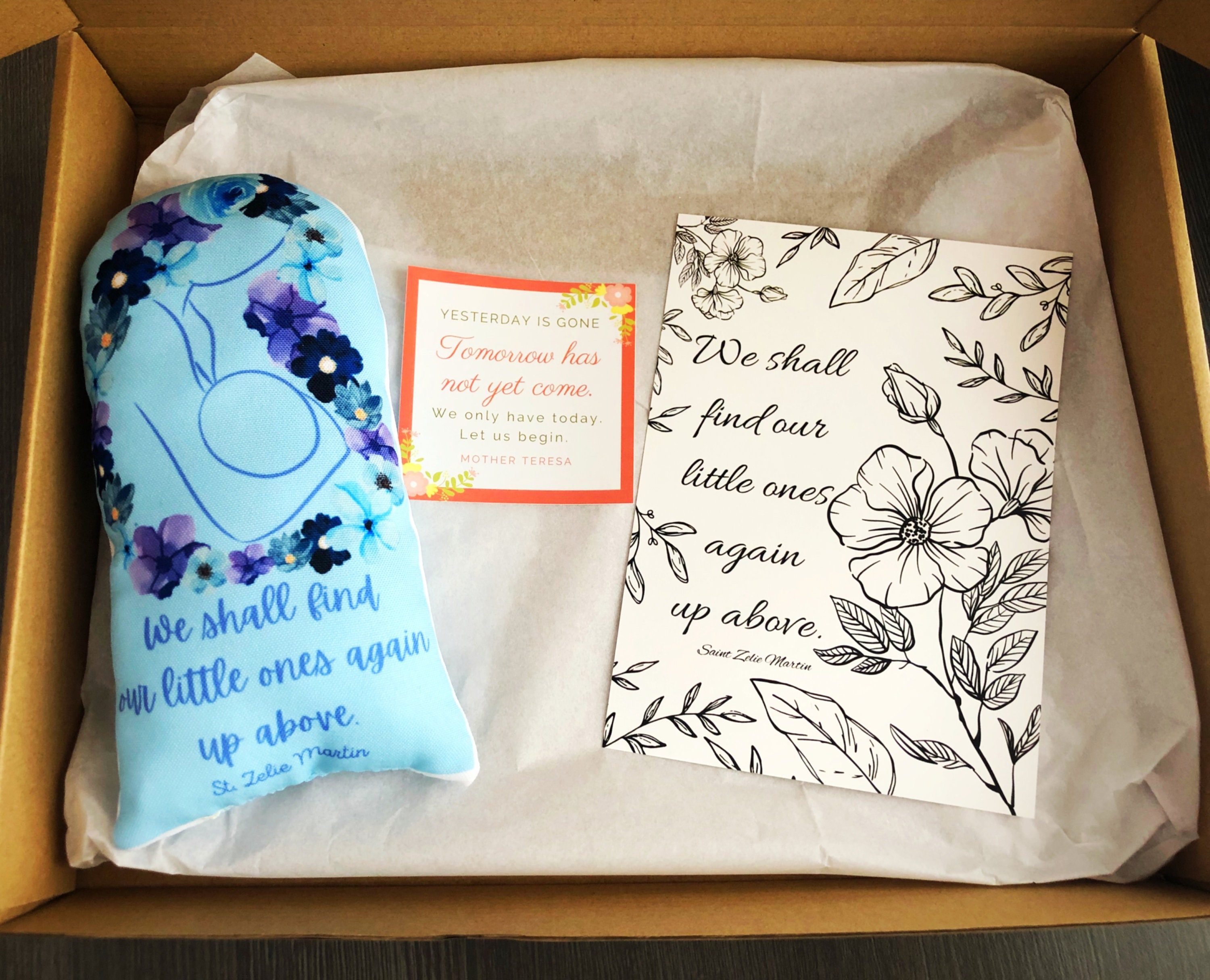 Miscarriage and Infant Loss Gift Box Catholic Gift for Grieving Moms Etsy