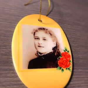 Saint Therese of Lisieux ceramic ornament - Catholic Christmas gift