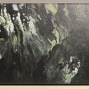Acrylic Dutch Pour Painting, Original Fluid Art