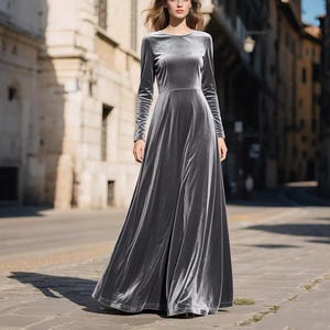 sachin and babi light blue dress Long Sleeve Soft Gown Sleepwear Dagsmejan Women Night Dress Winter Night  Melange Xs Merino Wool