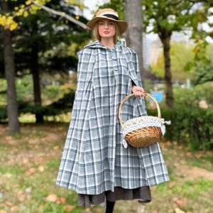 Wool Cape Coat, Hooded Wool Cape Coat, Winter Cape Coat Wool Cape Coat, Hooded Wool Cape Coat, Winter Cape Coat