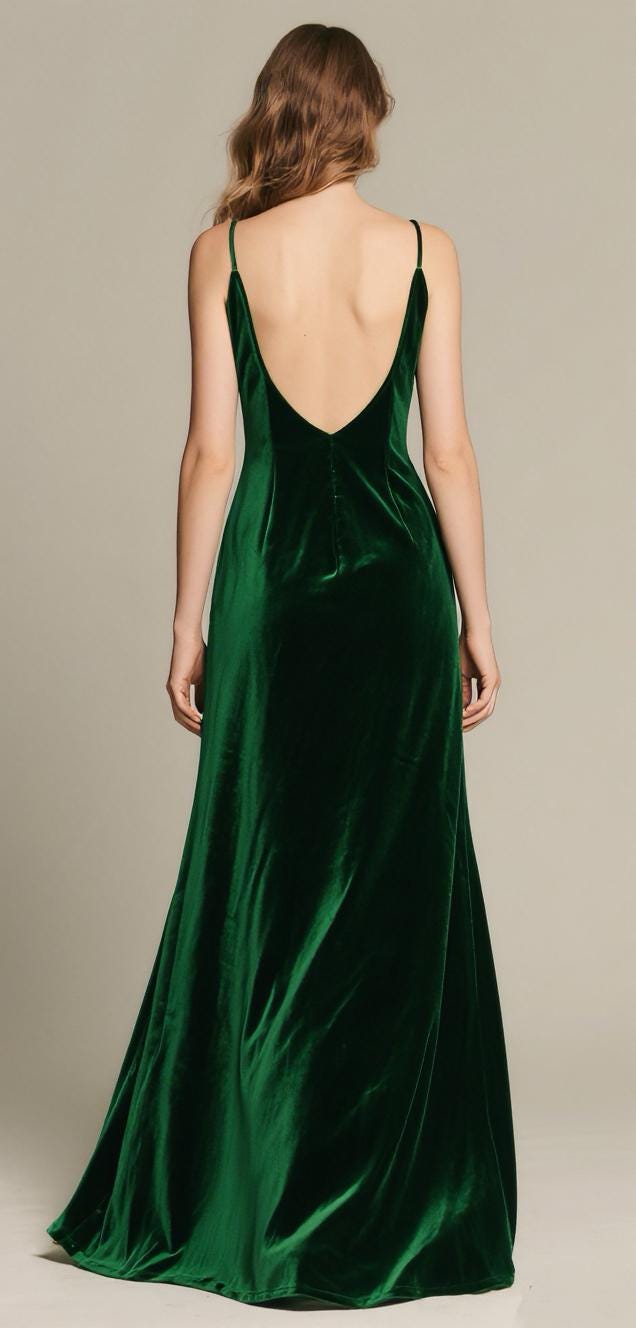 jaded london green backless dress Velvet Cowl Neck Mini Bodycon Dress main image 0