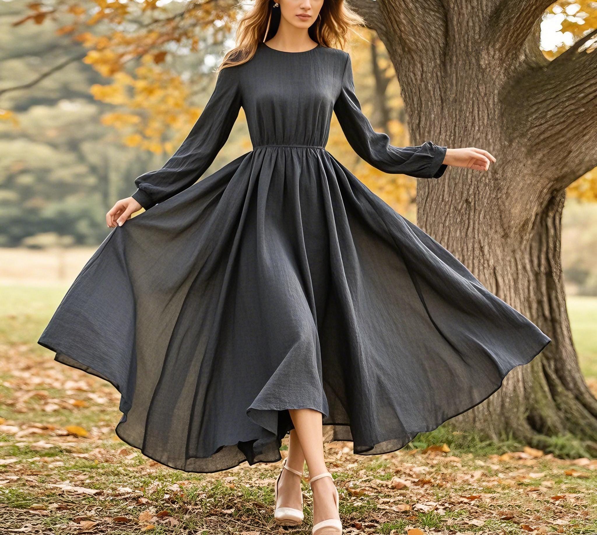 Black Formal Dress for Tall Women - Etsy